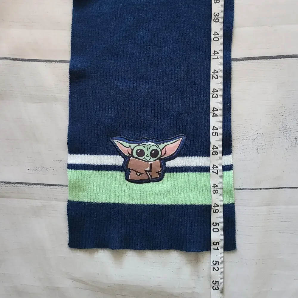 Star Wars Size OS Mandalorian The Child Knit Winter‎ Scarf Grogu Baby Yoda